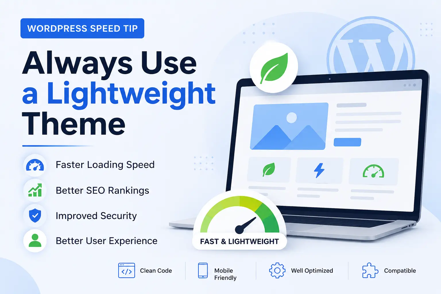 Always Use a Lightweight Theme