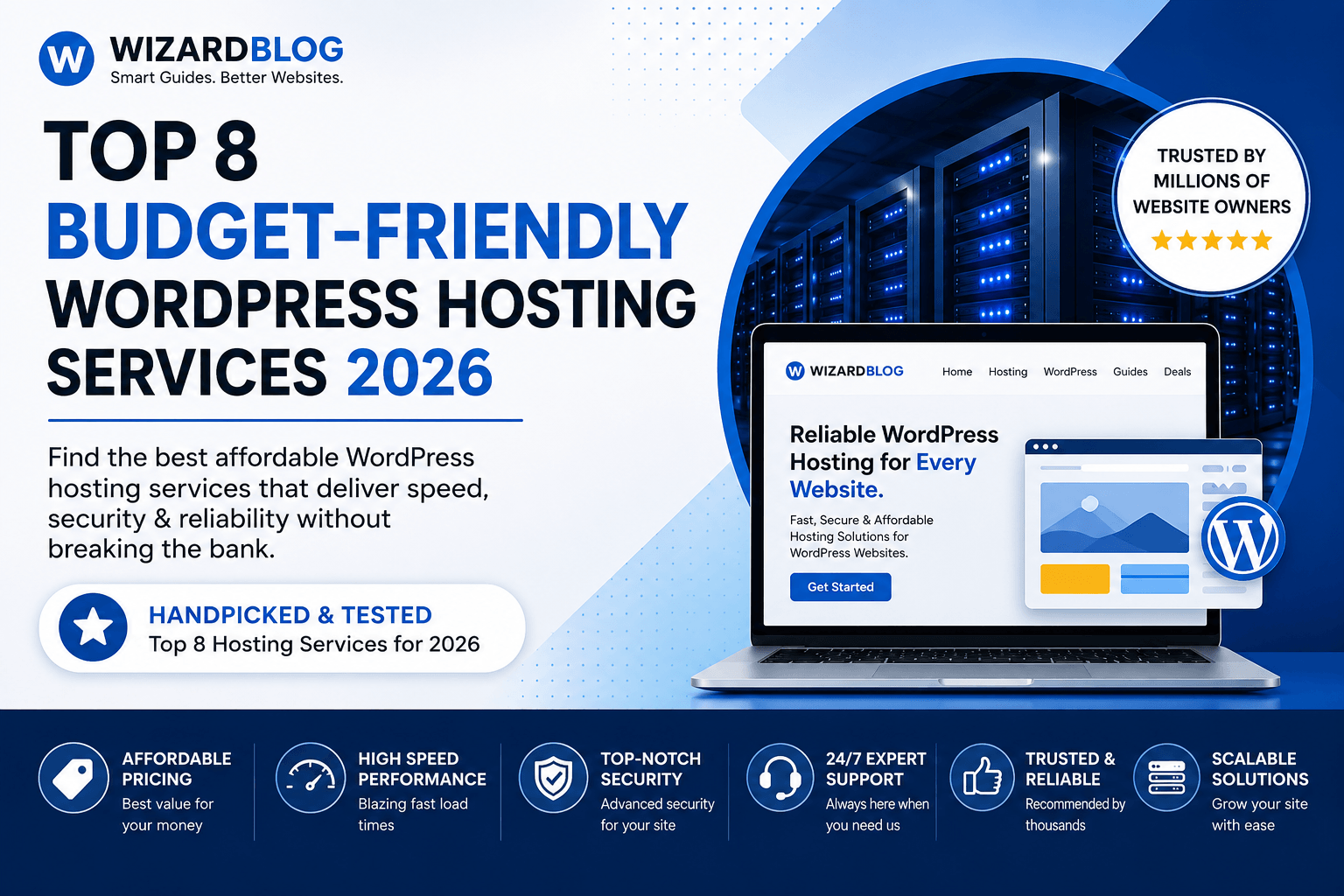 Top 8 Budget-Friendly WordPress Hosting Services for 2026