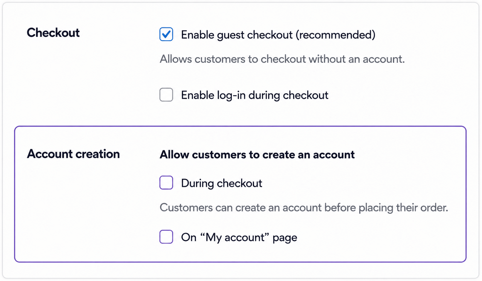 checkout